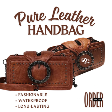 Elegance Luxe Leather Chain DecorΒ Clutch