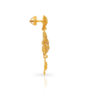 Golden Chandbali Earring - 1
