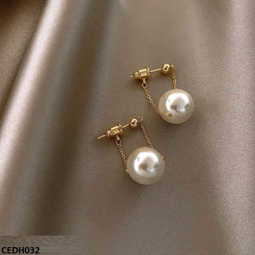 ZLX Pearl Drop Earrings