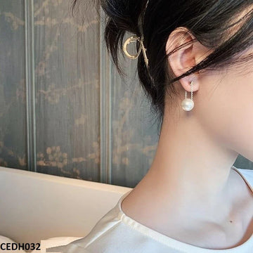 ZLX Pearl Drop Earrings