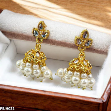 MZM Tear Pearl Drop Jhumki
