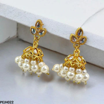 MZM Tear Pearl Drop Jhumki