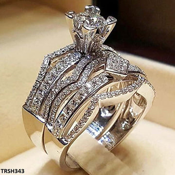 CSH ZigZag Layerd Twin Rings