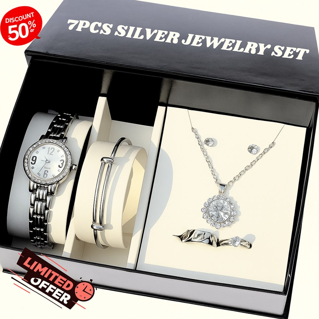 Majestic Pearl 7 PCS Jewelry Set